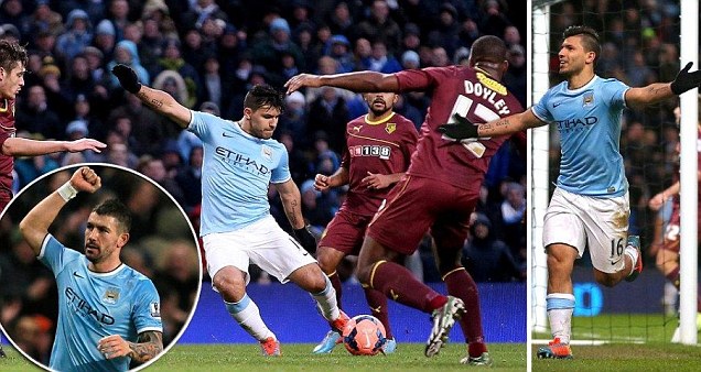 Aguero Cetak Hat-trick Selamatkan City dari Kekalahan
